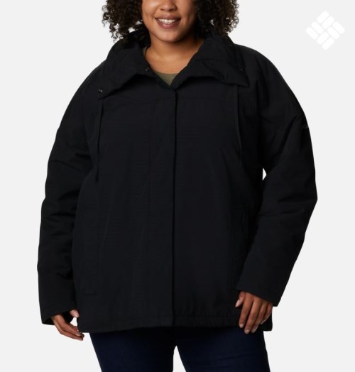 Women's Columbia Maple Hollow Insulated Jackets Black | Plus Size CA-PA380